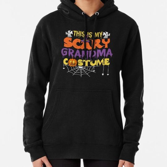 Discover Horror Halloween Funny This Is My Scary Grandma Hoodies