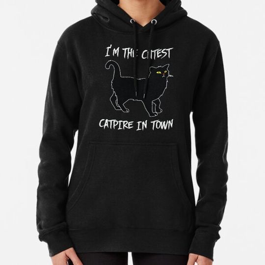 Discover I'm the cutest catpire in town halloween killer cat Hoodies
