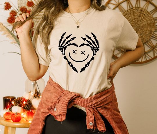 Discover Skeleton Heart Shirt - Unique Halloween and Valentine's Day Design
