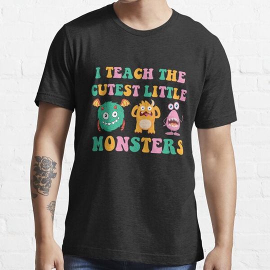 Discover I Teach The Cutest Little Monsters Halloween Teacher T-shirts