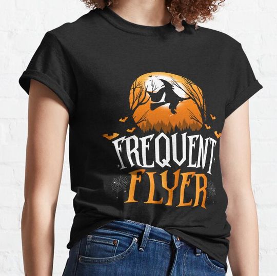 Discover Frequent Flyer - Halloween Witchy Graphic T-shirts
