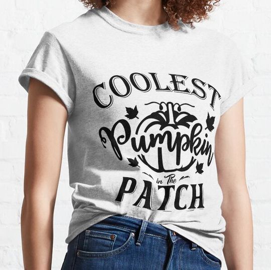 Discover Coolest Pumpkin in the Patch, funny punpkin shirt, kids halloween gift T-shirts