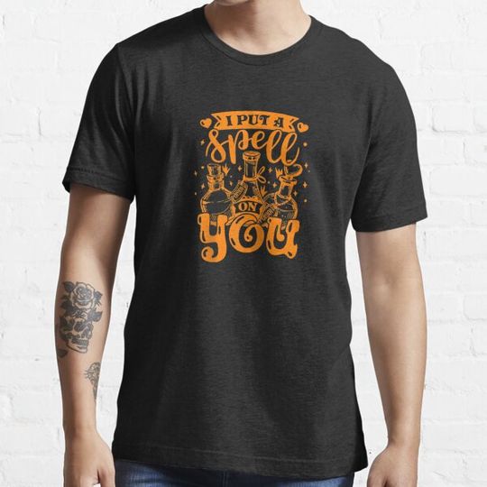 Discover I Put A Spell On You Halloween Costume Witch Poison Bottle Raglan Baseball Tee T-shirts