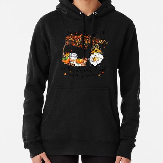 Discover Tu Just A Girl Who Loves Fall And Gnome Thanksgiving Raglan Baseball Tee Hoodies