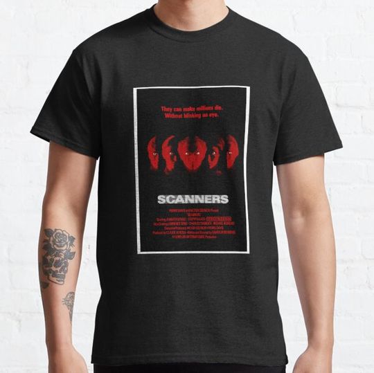 Discover Scanners Concept Halloween Horror movie scifi film T-shirts