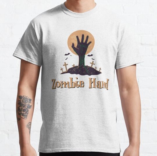 Discover Zombie scary hand T-shirts