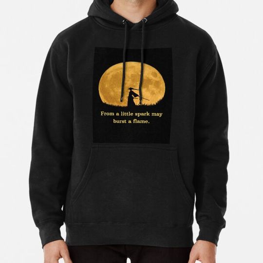 Discover Japanese Quotes, Full moon at night Hoodies