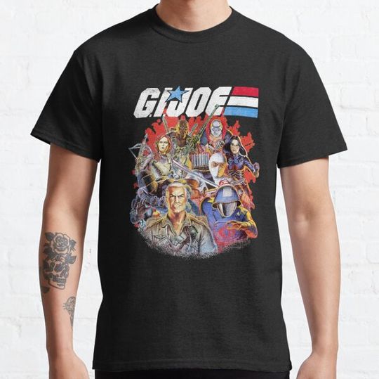 Discover G.I. Joe Group Shot Fade Gift For Men and Women Gift Halloween Day Thanksgiving T-shirts