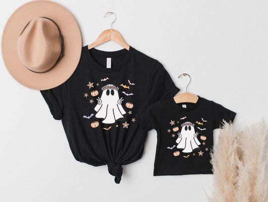Discover Groovy Ghost Mama Mini Shirts, Matching Family Shirt, Kids Halloween Shirt, Spooky Mama, Spooky Mini, Family Halloween Costumes, Baby Girl