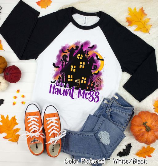 Discover Haunt Mess Halloween T-Shirt for Matching Families
