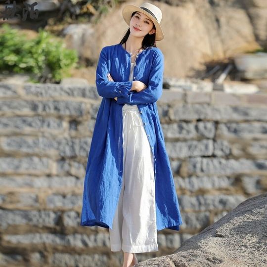 Discover Casual Women’s Cotton Dress Shirt with Cardigan Style