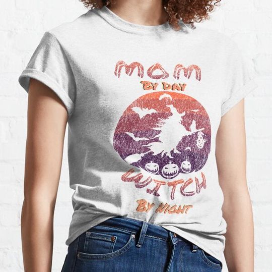 Discover Mom By Day Witch By Night - Halloween Mother Birthday Gifts T-shirts