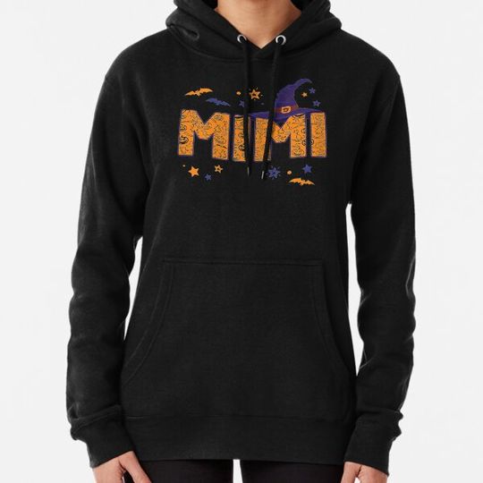 Discover Womens Grandma Mimi Witch Cute Mimi Halloween Outfit Hoodies
