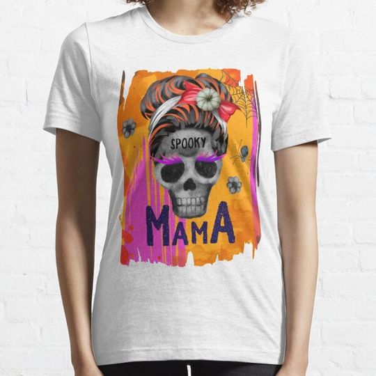 Discover Spooky Mama Halloween Design T-shirts
