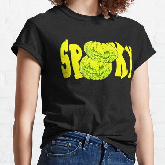 Discover Spooky neon Halloween T-shirts