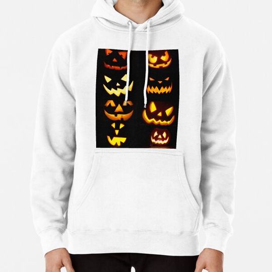 Discover Halloween Jack-O-Lantern Faces Hoodies