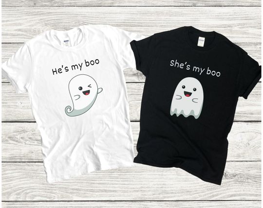 Discover Couples Funny Halloween T-Shirt