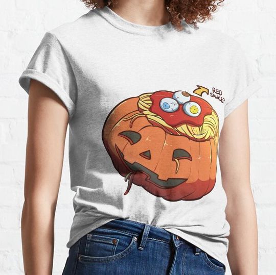 Discover Jack-o-Lantern Spaghetti T-shirts