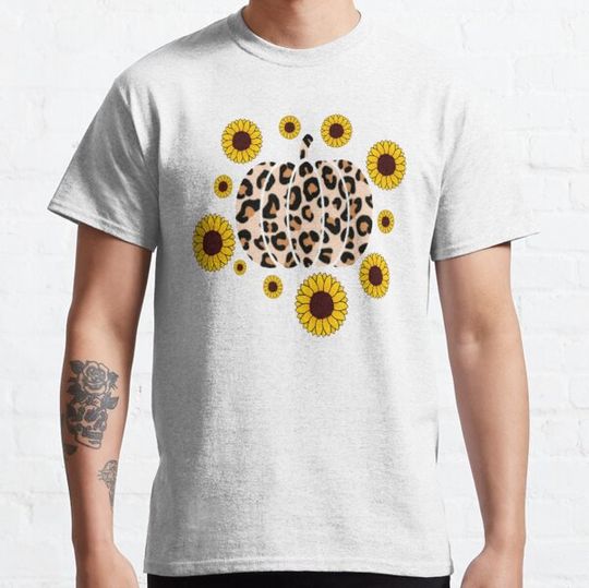 Discover Sunflower Pumpkin Leopard T-shirts