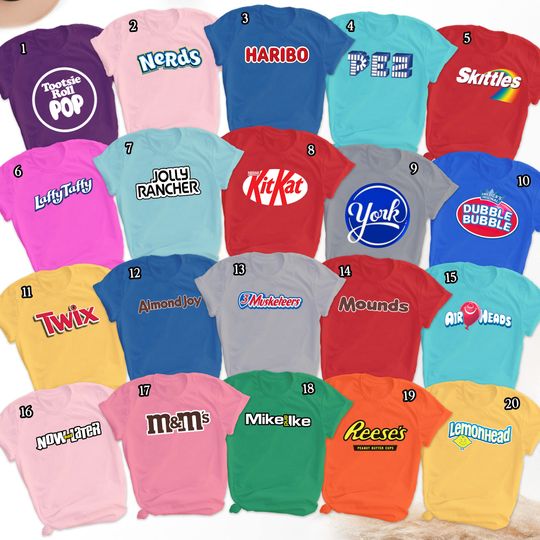 Discover Candy Group Matching Family Halloween Shirts