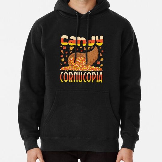 Discover Candy Cornucopia Halloween Candy Corn Hoodies