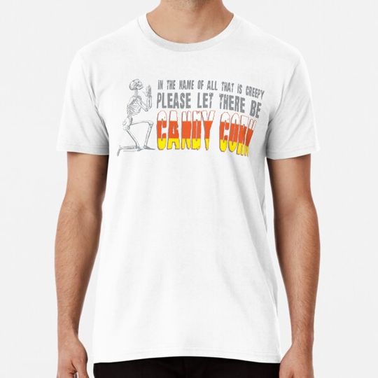 Discover Halloween Candy Corn Skeleton T-shirts