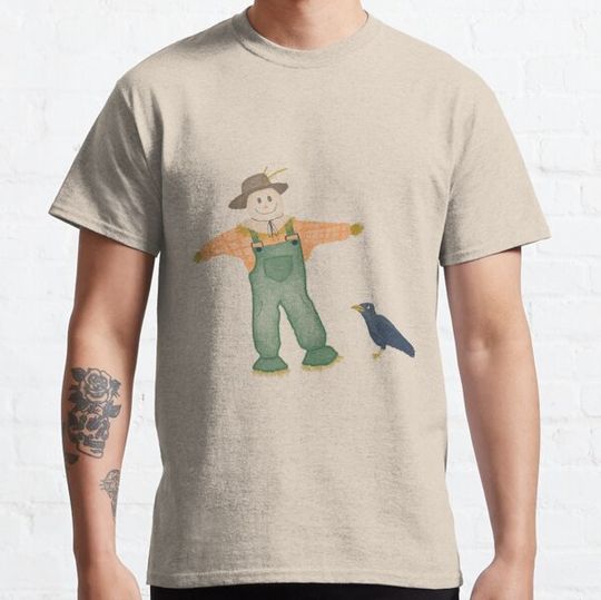 Discover Scarecrow and crow T-shirts