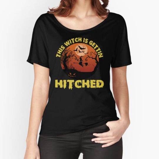 Discover This witch is getting Hitched Halloween 2020 T-shirts