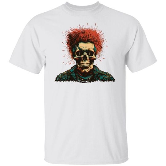 Discover Punk Skull Halloween Gift Shirt