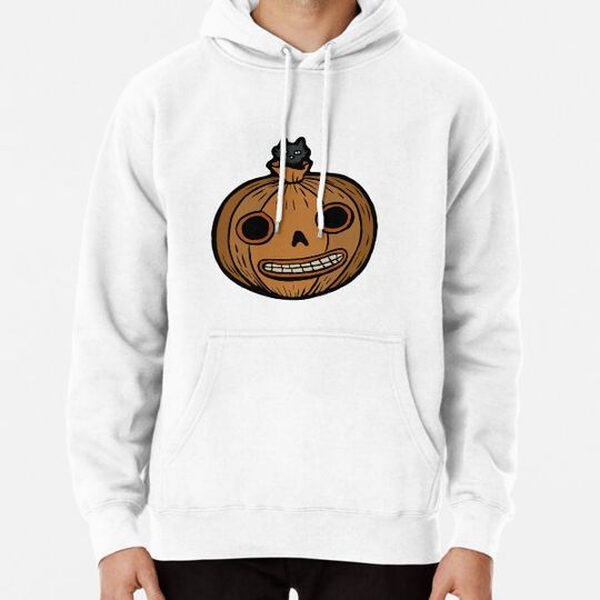 Discover Pumpkin and cat Hoodies