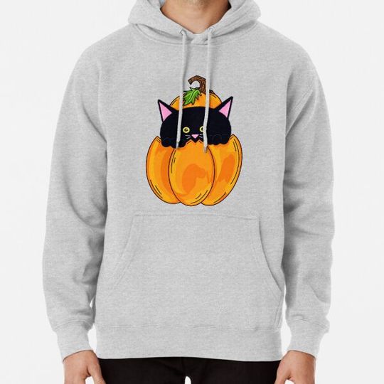 Discover Kitten In Pumpkin Hoodies