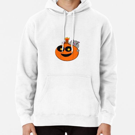 Discover Halloween Cat and Pumpkin Cute! Hoodies
