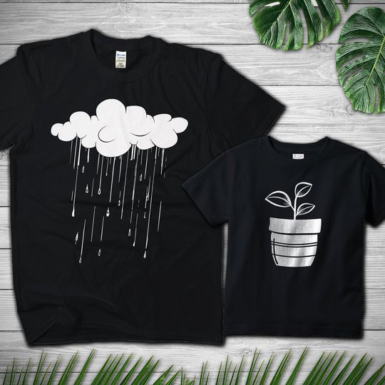 Discover Matching Nature Shirts, Dad and Baby, Mom and Baby, Gender Neutral, Mother Father Daughter Son Matching, Fathers day Gift for Dad from baby