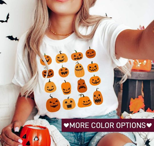 Discover Cute Pumpkin Costume Halloween Shirt