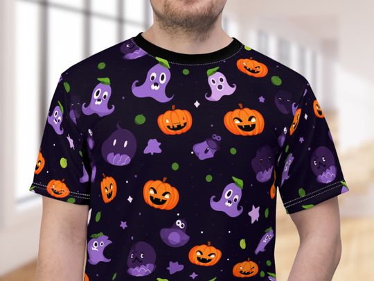 Discover Haunting Jack-O-Screams Pumpkin Shirt