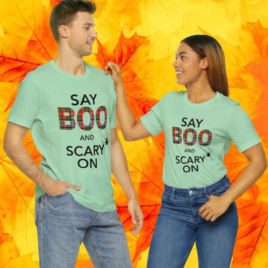 Discover Spider Halloween Tee with Scary Design
