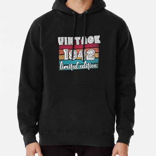 Discover 78 Year Old Gifts Vintage 1942 Limited Edition 78th Birthday Hoodies