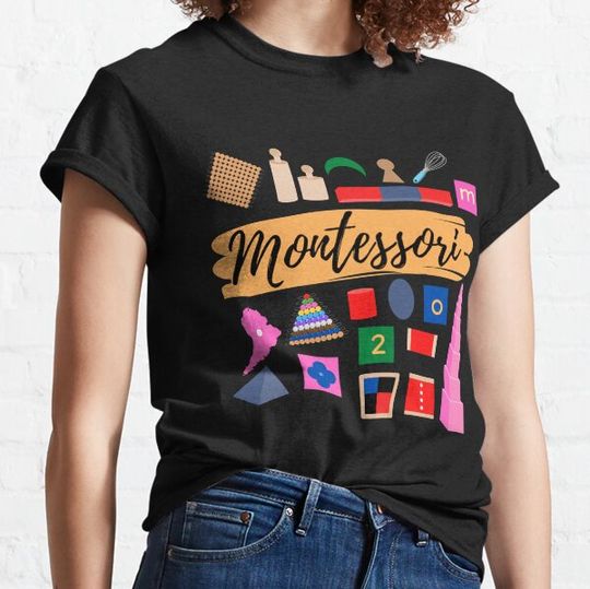 Discover Montessori Teacher Gift T-Shirt - Teaching Theme