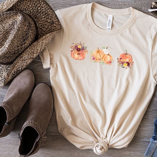 Discover Vintage Pumpkin Fall Shirt