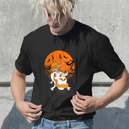 Discover Halloween Pumpkin Tee | Jack-o-Lantern Shirt,Pumpkin Tshirt,Halloween Tee,Spooky Pumpkin,Scary Jack o Lantern, Scary, Evil Grin