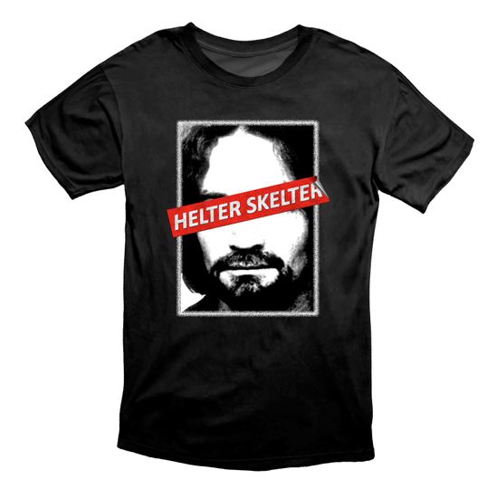 Discover Helter Skelter Peel Off Effect Manson Family Charles Manson Cult T Shirt