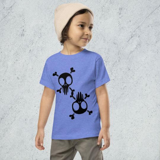 Discover TODDLER SKULLS SHIRT - Captivating T-Shirt - Unconventional & Unique Design - Embrace Your Adventurous Side - Perfect Gift, Skater T-Shirt