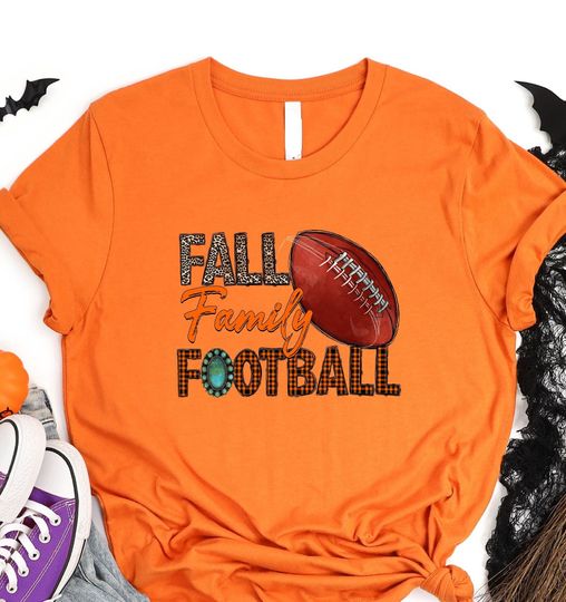 Discover Fall Family Football Lover Shirt