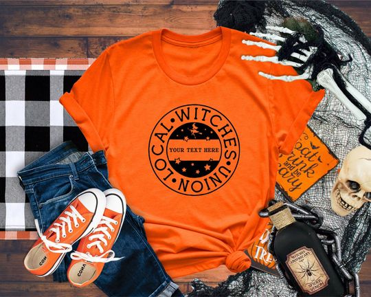 Discover Local Witches Union Tshirt, Custom Witch Shirt, Mystic Halloween Club, Personalized Witch Coven, Wicked Girls Halloween Gift, Witchcraft Tee