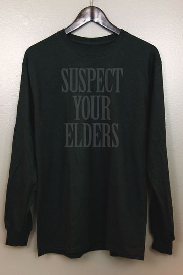 Discover Gothic Black on Black Long Sleeve T-Shirt - Emo Fashion Statement