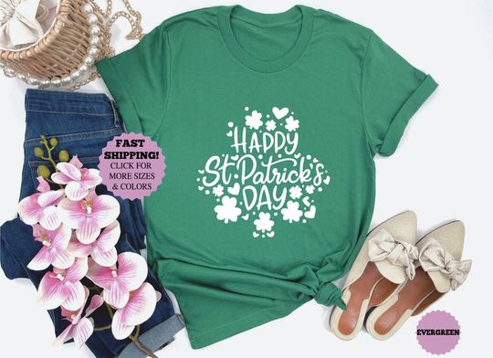 Discover Happy St. Patrick's Day Shamrock Shirt - Perfect Gift for the Holiday