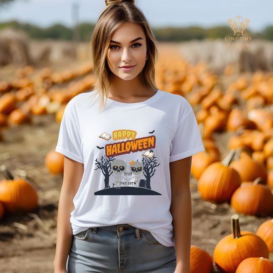 Discover Lovely Skeleton Halloween T-Shirt for Teachers