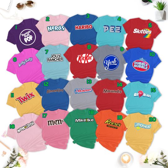 Discover Candy Group Matching Family Shirts