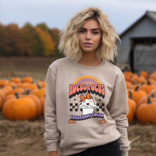 Discover Teacher halloween pullover, teacher shirt, Cute halloween shirt, Fall sweatshirt
