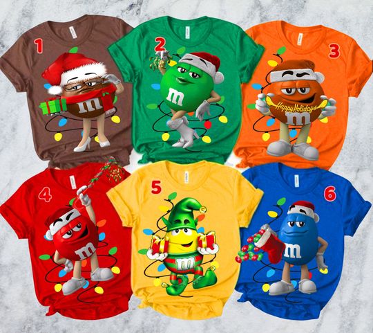 Discover M&M Candies T Shirt, M And M Matching Family Shirt Group MM shirt